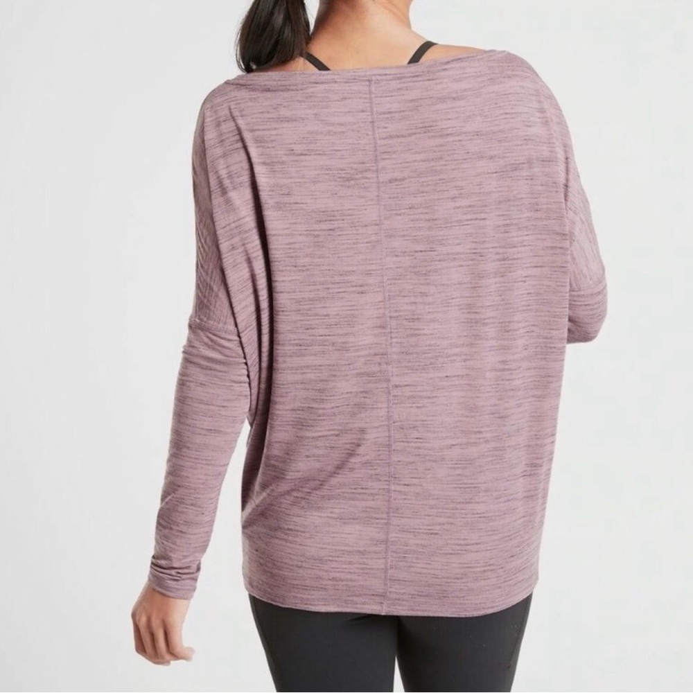 Athleta Flow Top Womens Small Dolman Sleeve Activewear Yoga Ladies - Picture 2 of 12